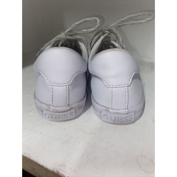 Women’s GUESS White & Multicolor Tie Dye Sneakers Sz 8 - Picture 4 of 7